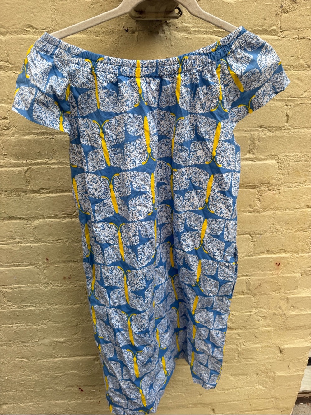 Gorgeous Lilly Pulitzer butterfly shift dress Blue and Yellow EUC - Picture 6 of 6